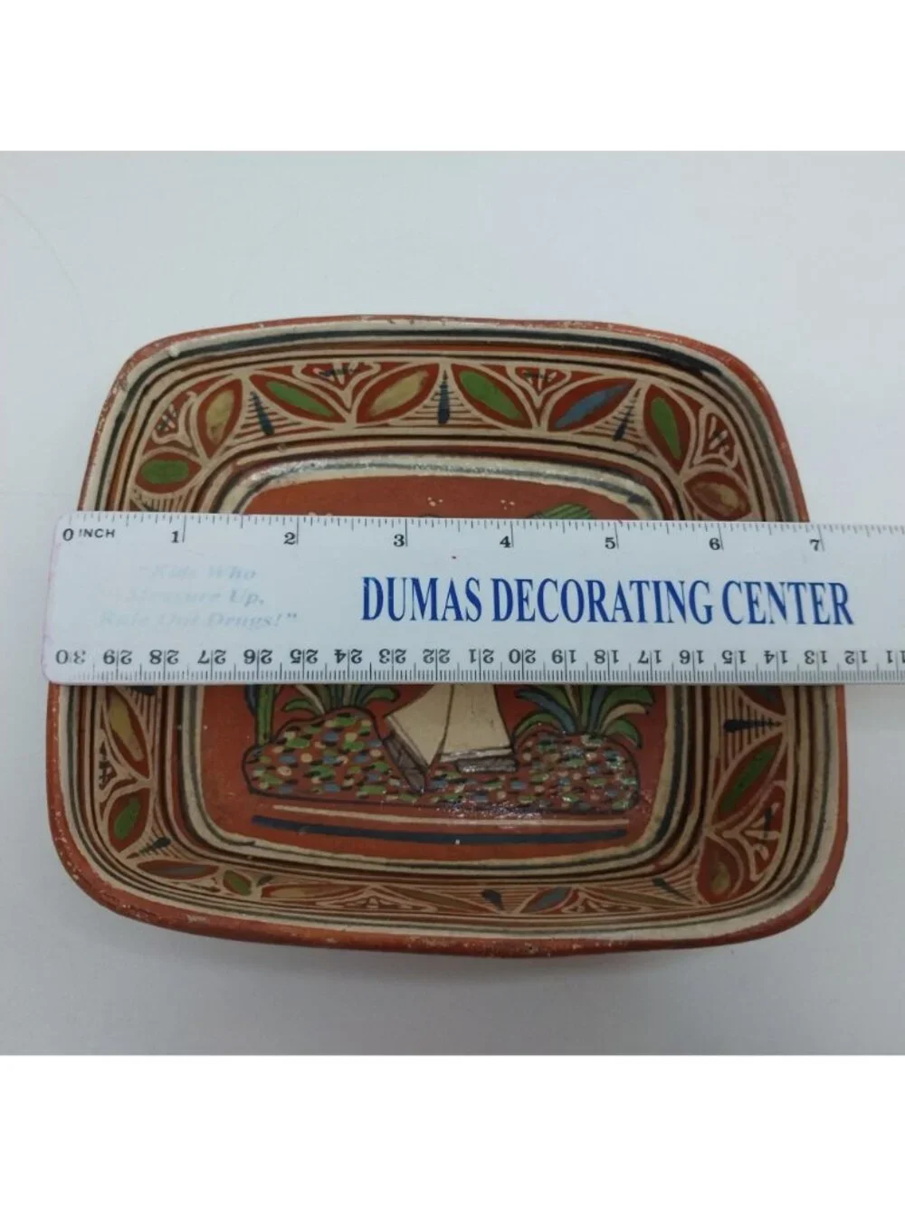 Antique Tlaquepaque Mexican Redware 7